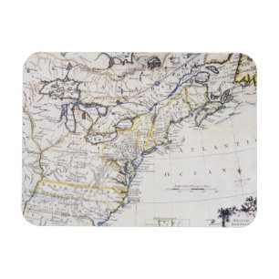 Íman AMÉRICA COLONIAL: MAPA, c1770