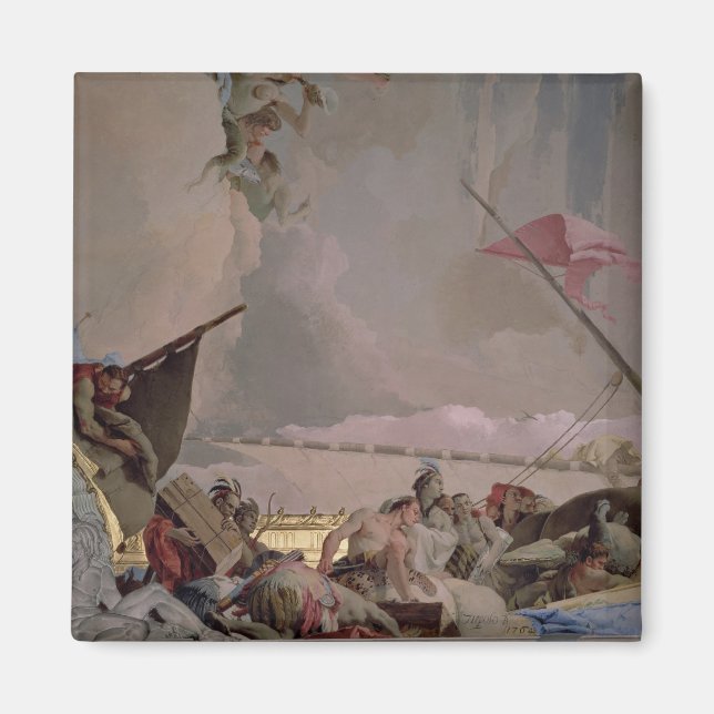 Íman América, detalhes da Glória da Espanha II (Frente)