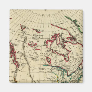 Íman América do Norte com limites delineados