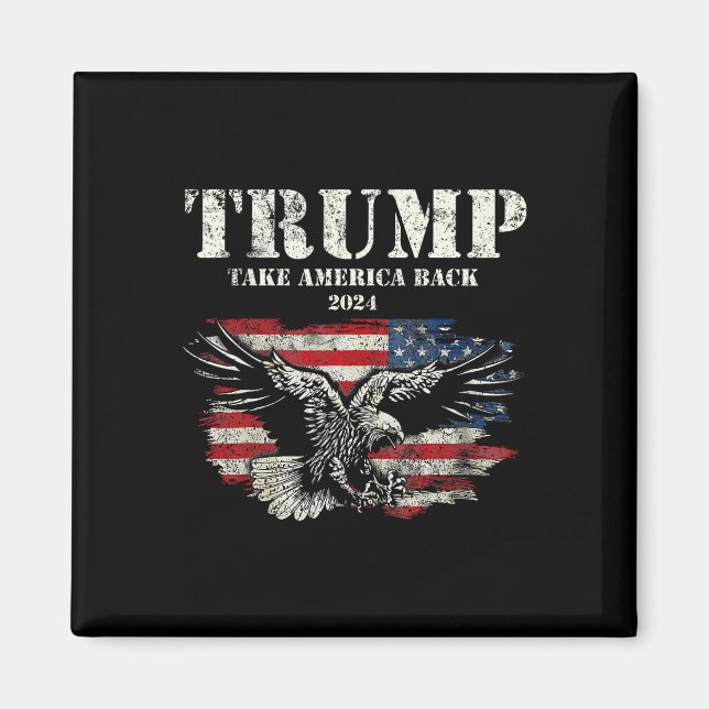 Íman América nos devolve a bandeira americana Trump 202 (Frente)