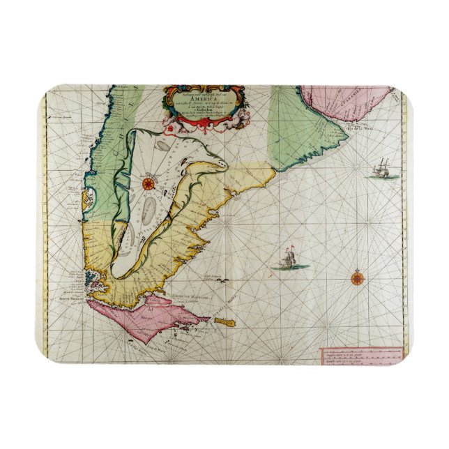 Íman América, placa 17 de "Le Nouveau et Grand Illumi" (Horizontal)