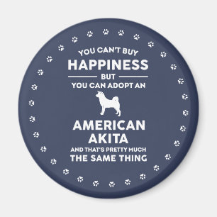 Íman American Akita Adotion Felicidade