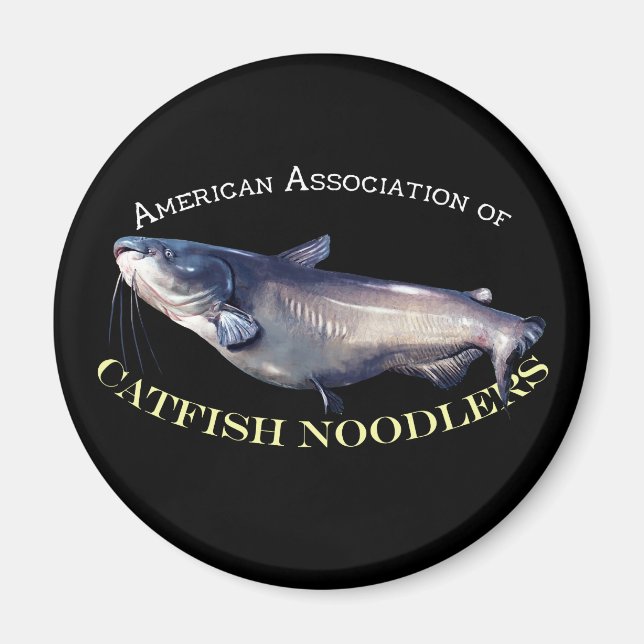 Íman American Association of Catfish Noodlers (Frente)