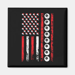 Íman American Cue Sports Flag Billiards Athle de Natal