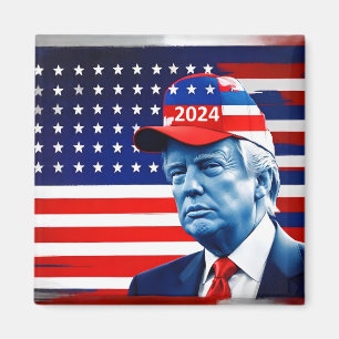 Íman American Donald Trump 2024 Flag