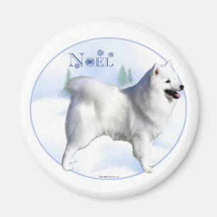 Íman American Eskimo Dog Noel - Magnet