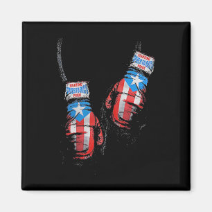 Íman American Flag Boxing USA Luvas Malhação Gym Boxer