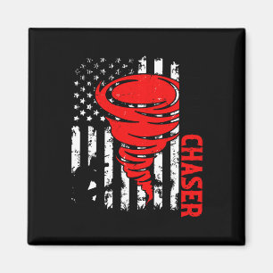 Íman American Flag Estados Unidos Tornado Storm Chaser 