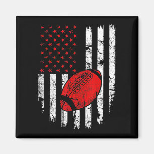 Íman American Flag Football USA Patriotic Sport Lover C
