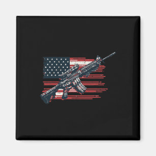 Íman American Flag Guns 1rua De Julho Armas Independênc