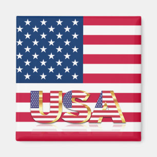 Íman American Flag Magnet EUA