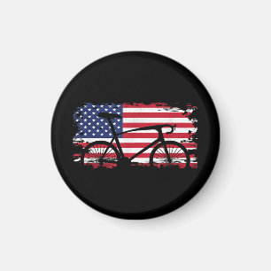 Íman American Flag Road Biking Cycling Roupa - Bicycl