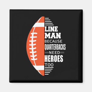 Íman American Football Lineman Porque o Quarterbacks Ne