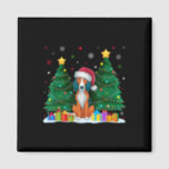 Íman American Foxhound Dog Lover Santa Hat Ugly Christm<br><div class="desc">Cachorro Americano Lover Santa Hat Um Suor De Natal Feio</div>