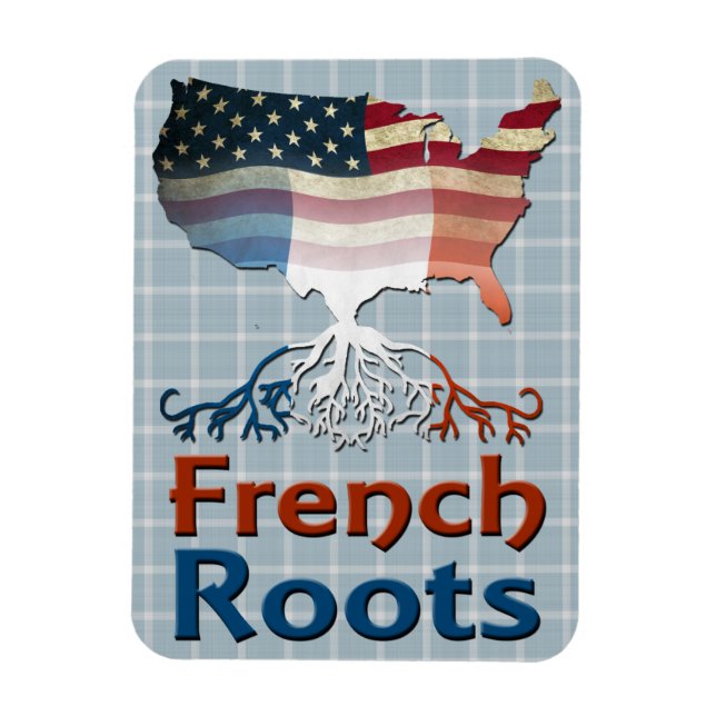 Íman American French Roots Magnet (Vertical)