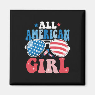 Íman American Girl Sungles 4 De Julho Matando Famílias