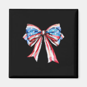 Íman American Girly 4 De Julho Meninas Arcos De Bandeir