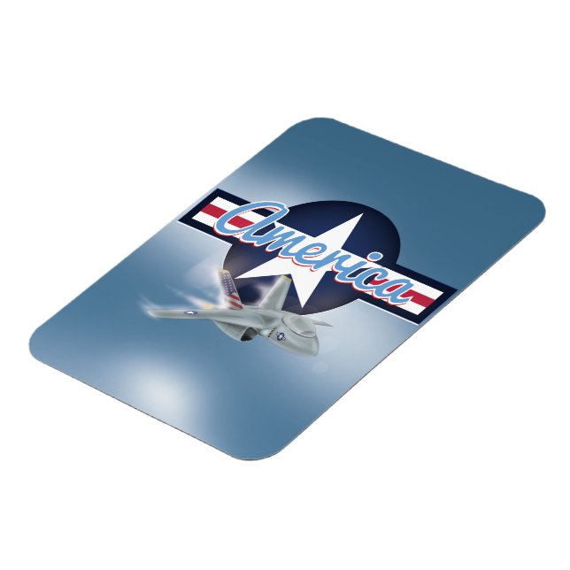 Íman American Jet Fighter (Left Side)
