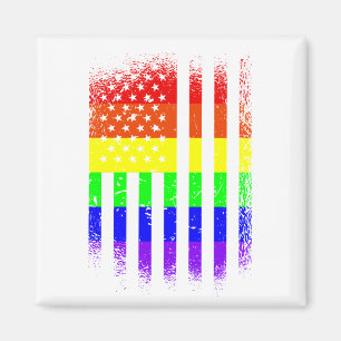 Íman american pride flag rainbow lgbt