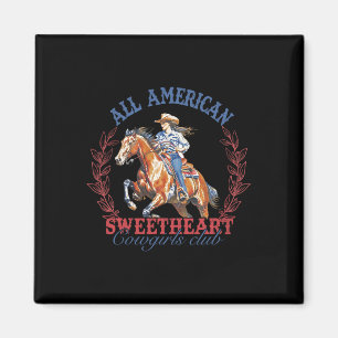 Íman American Western Sweetheart Cowboys Club 4th Of J