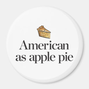 Íman Americano como a torta de Apple