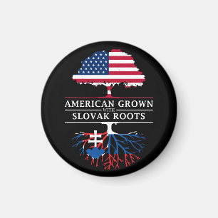Íman Americano crescido com design eslovaco   de