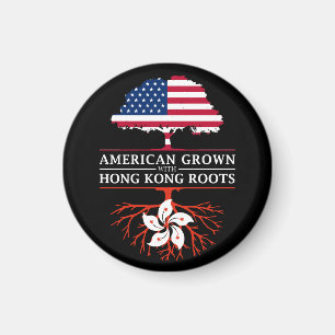 Íman Americano crescido com raizes de Hong Kong