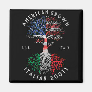 Íman Americano Cultivo Italiano Raízes Itália Bandeir