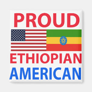 Íman Americano etíope orgulhoso