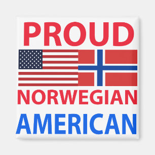 Íman Americano norueguês orgulhoso