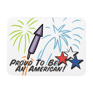 Íman Americano orgulhoso -