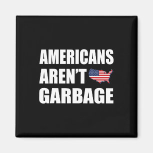 Íman Americanos Não São Garge Camiseta Trump 2024 Apoio