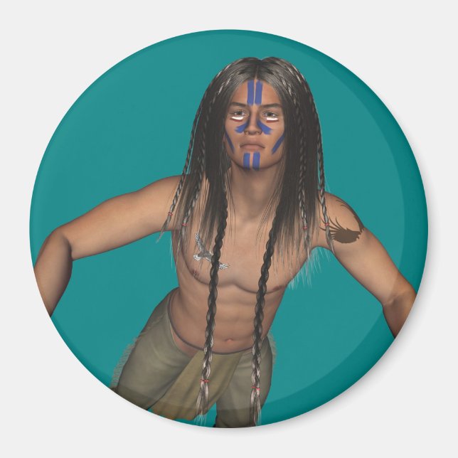 Íman Americanos nativos Magnet (Frente)