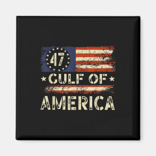 Íman Américas Golfo Vintage - Bandeira Americana Golfo 