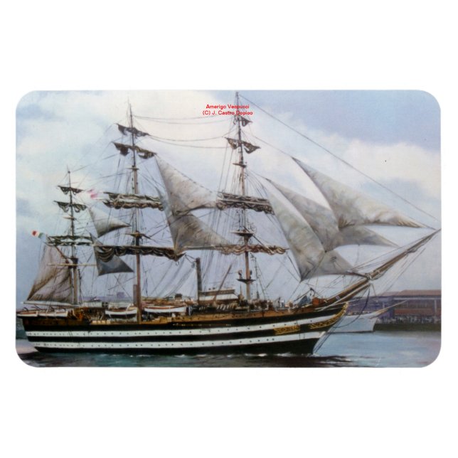 Íman Amerigo Vespucci (Horizontal)