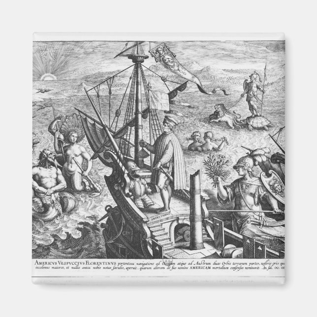 Íman Amerigo Vespucci (Frente)