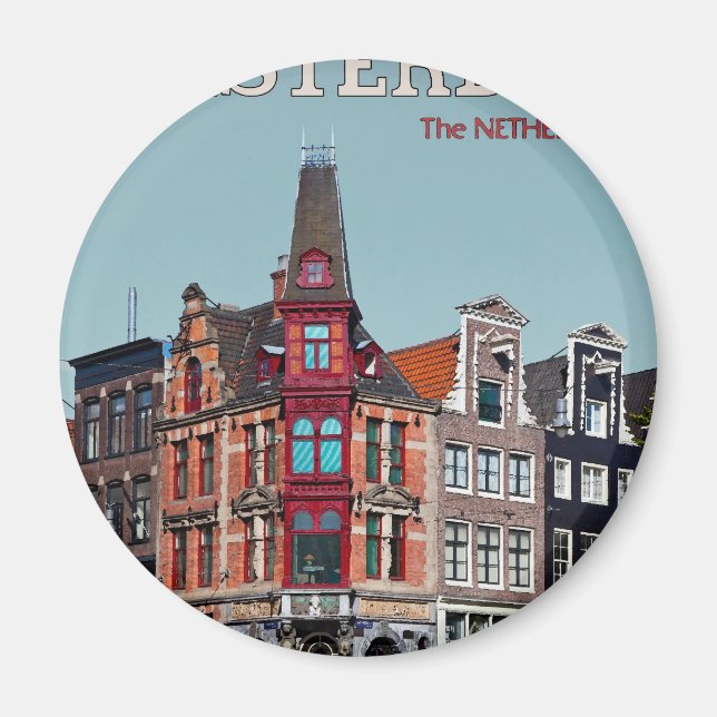 Íman Amesterdã - Leidsestraat - Keizersgracht (Frente)