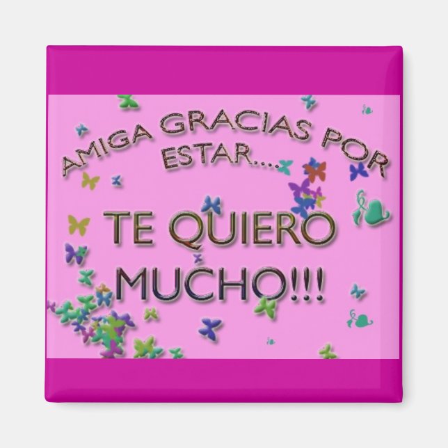 Íman amiga (Frente)