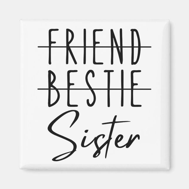 Íman Amigo Bestie Sister (Frente)