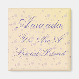 Íman Amigo Especial Personalizado Magia Roxa