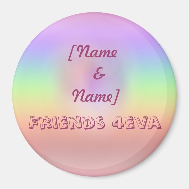 Íman Amigos 4eva (Frente)