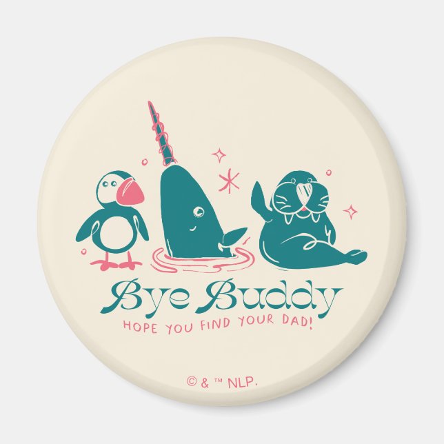 Íman Amigos Animais - Tchau Amigo Espero Que Encontrem  (Frente)