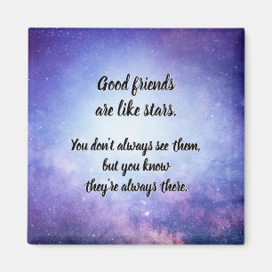 Íman Amigos bons são como estrelas