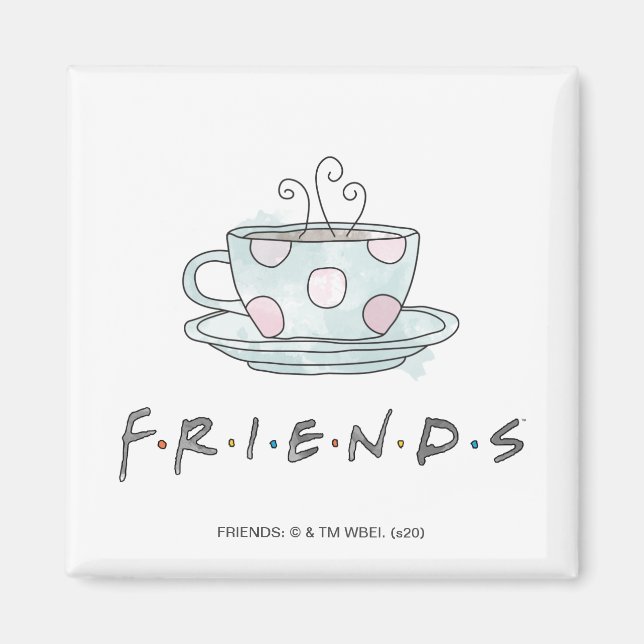 Íman AMIGOS™| Coffee Mug Watercolor (Frente)