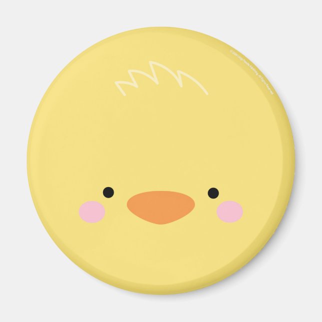 Íman Amigos da Fazenda Ímã de Frango Curioso (Frente)