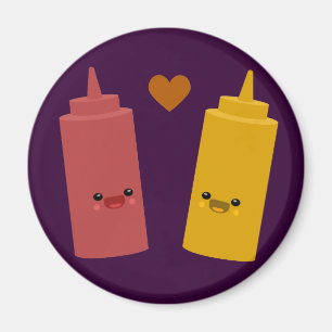 Íman Amigos da ketchup & da mostarda