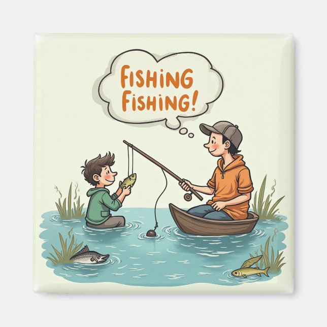 Íman Amigos da Pesca para Sempre! (Frente)
