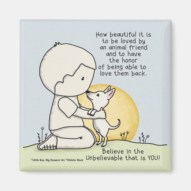 Íman Amigos de Animais (Frente)