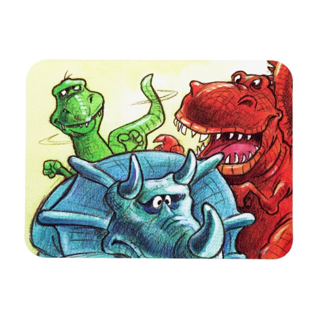 Íman Amigos do Dinossauro (Horizontal)