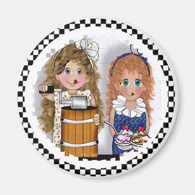 Íman Amigos do sorvete (Frente)